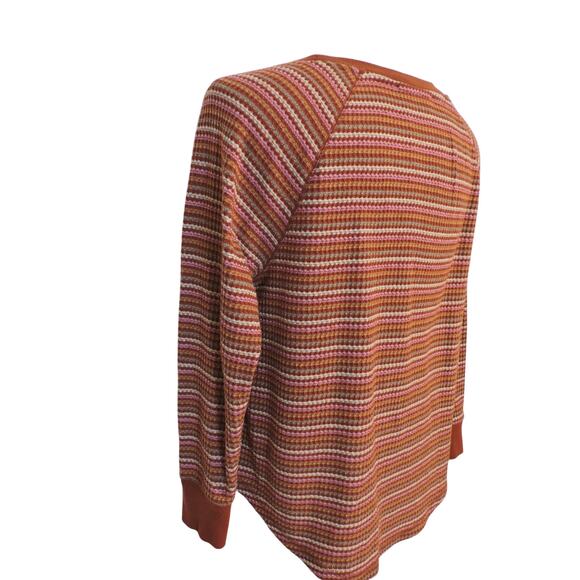 Loft Striped Crewneck Sweater Tunic Size XL - Picture 4 of 5